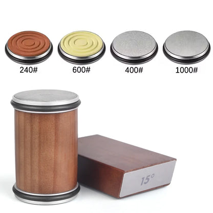 Precision Knife Sharpener Kit | Dual Angle Roller with Magnetic Holder for Effortless Sharpening 10