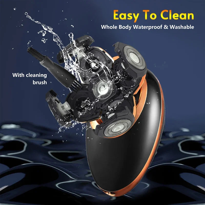 Grooming Essentials | 5-in-1 Electric Shaver & Precision Trimmer for Effortless Facial Care 9