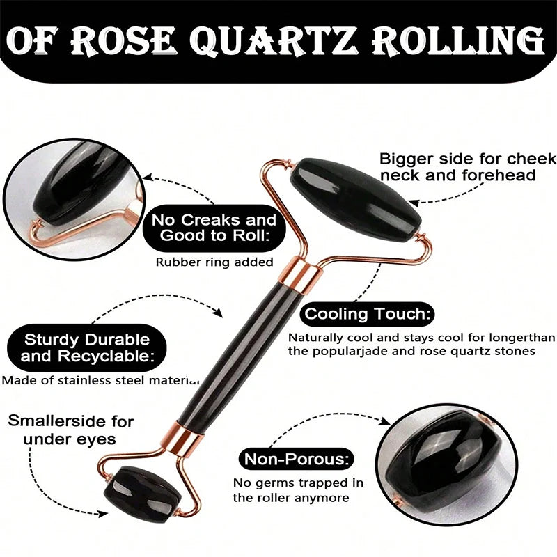 Revive & Glow | Ice Face Roller Set with Gua Sha Tool for Radiant Skin 9