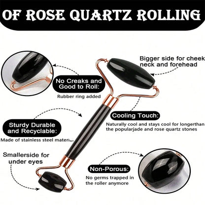 Revive & Glow | Ice Face Roller Set with Gua Sha Tool for Radiant Skin 9