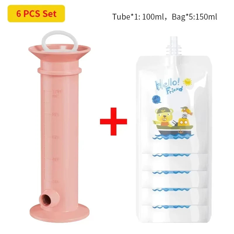 Puree Buddy | Baby Food Pouch Dispenser with Easy-Fill Design | Eco-Friendly Solution for Homemade Meals 16