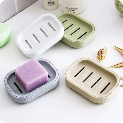 Elegant Double Layer Soap Dish with Drainage System | Compact Soap Holder for Home & Travel 14