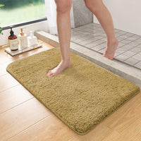 Cozy Collection | Non-Slip Bath Mat with High Absorbency & Furry Texture | Soft Rug for Bathroom Comfort 1