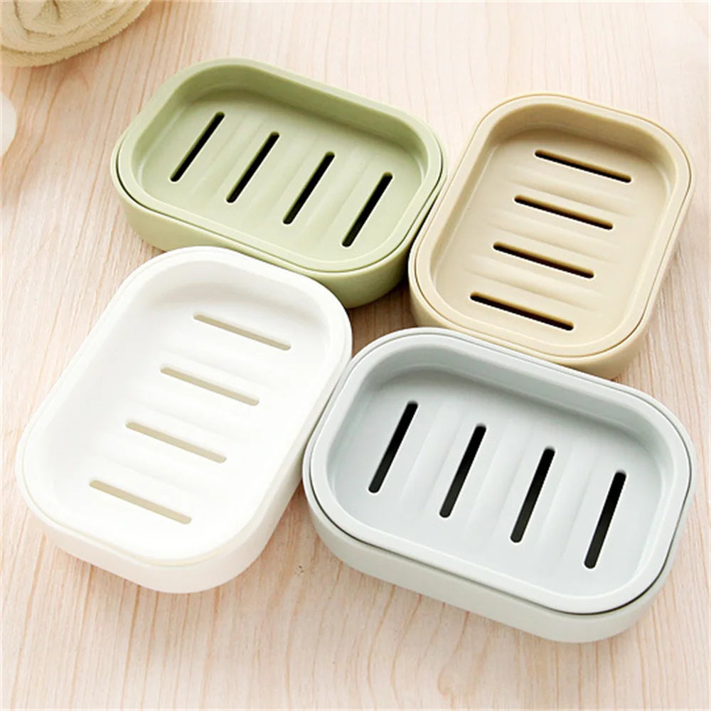 Elegant Double Layer Soap Dish with Drainage System | Compact Soap Holder for Home & Travel 11