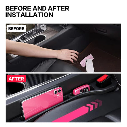 Universal Car Seat Gap Filler | Durable Console Organizer for Easy Access 7