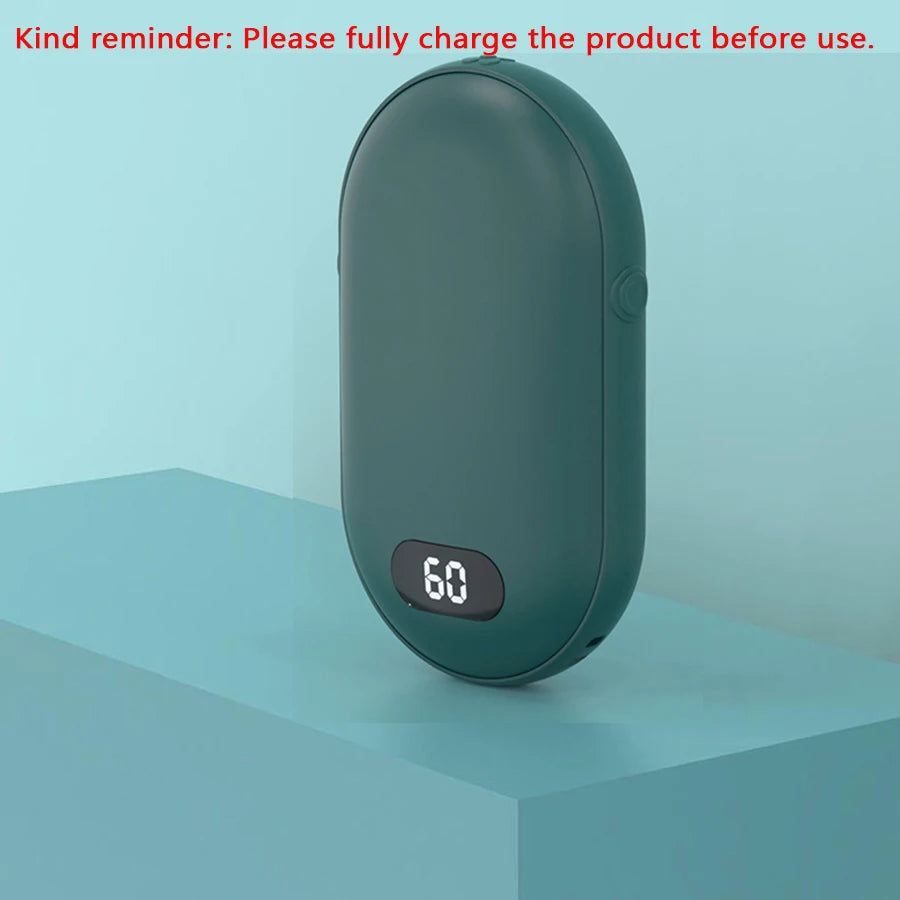 Portable Hand Warmer | Rechargeable Double-Sided Heater with Adjustable Temperature Settings for On-the-Go Comfort 7