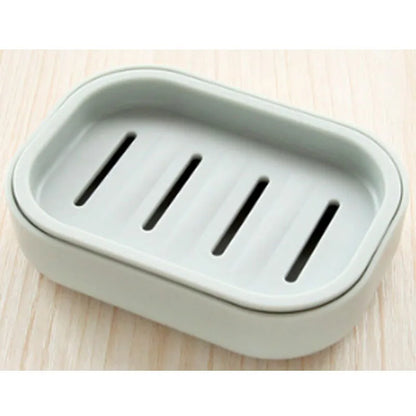 Elegant Double Layer Soap Dish with Drainage System | Compact Soap Holder for Home & Travel 7
