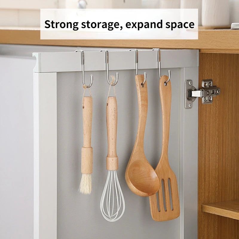 Versatile S-Shape Hook | 304 Stainless Steel Organizer with Easy Installation | Space-Saving Solution for Kitchen and Bathroom 8