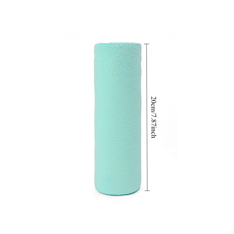 Eco-Friendly Microfiber Cleaning Cloth Roll with Perforated Sheets for Efficient Kitchen Cleaning 13