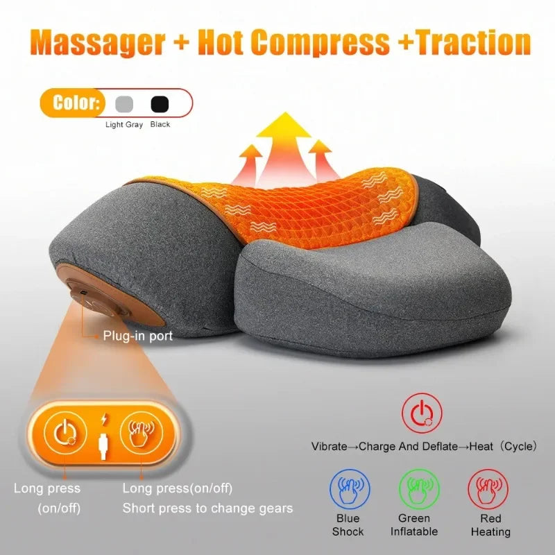 ComfortEase | Neck and Shoulder Massager with Heat & Vibration | Portable Relief for Muscle Tension 8