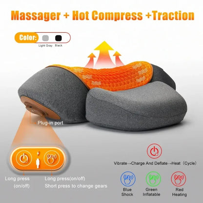 ComfortEase | Neck and Shoulder Massager with Heat & Vibration | Portable Relief for Muscle Tension 8
